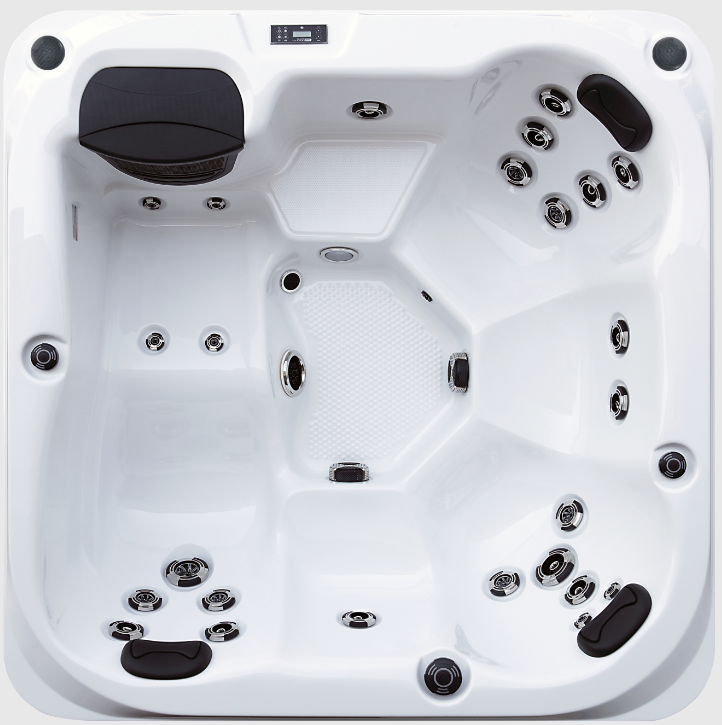 Spa Platinum Reims — Jacuzzi 6 places plug & play 13A, gamme Deluxe