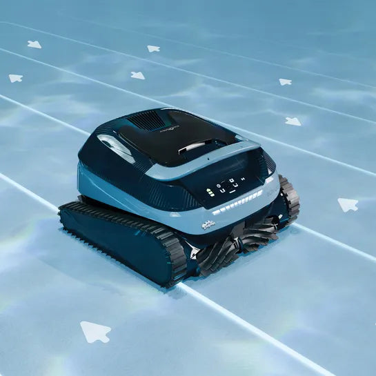 Robot piscine sans fil Dolphin EON 120d — DebrisLock, 4h30, UltraRun 2,5 semaines