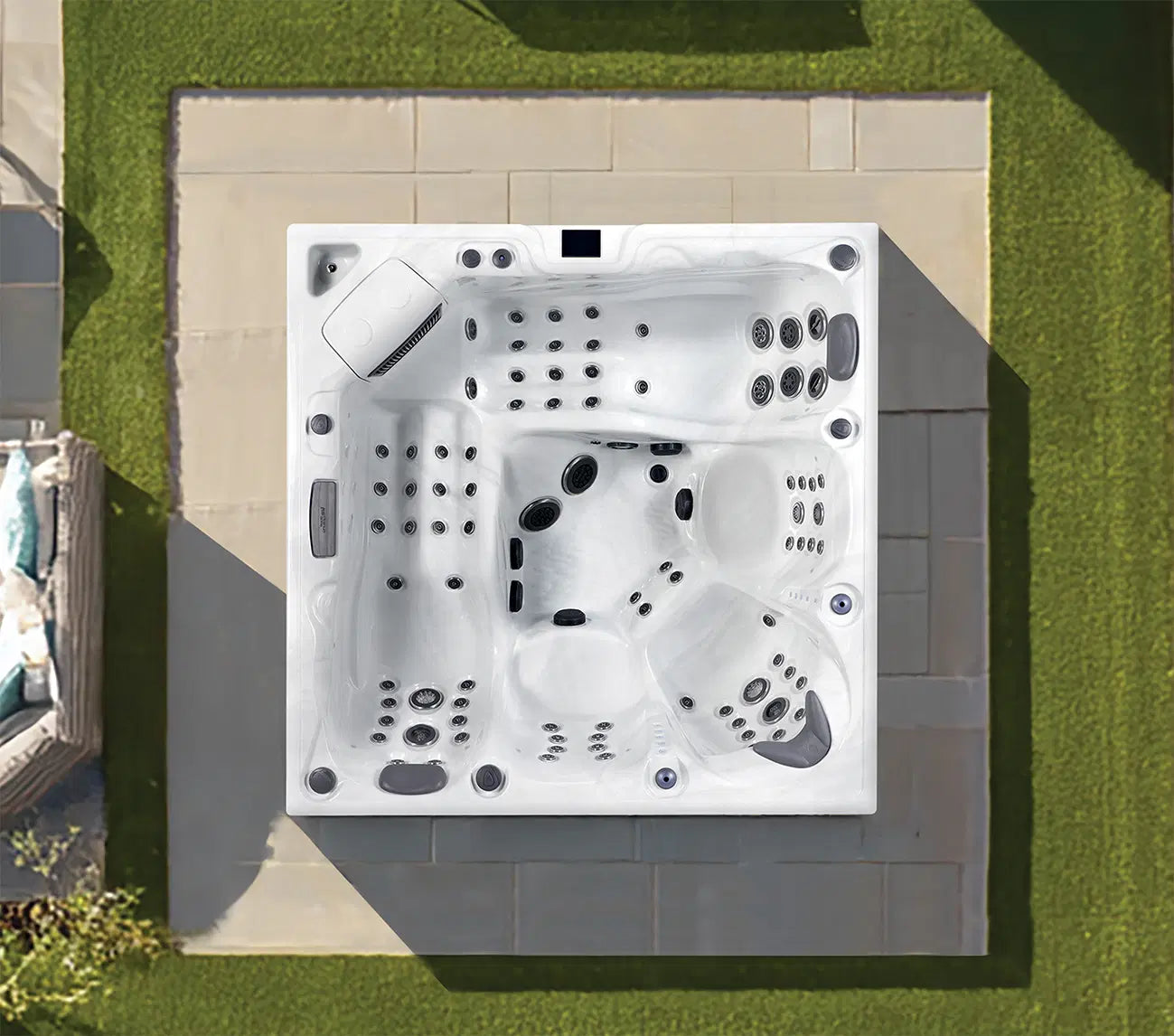 Spa Platinum Onyx — Jacuzzi 5 places, 90 jets, hydrothérapie, gamme Premium