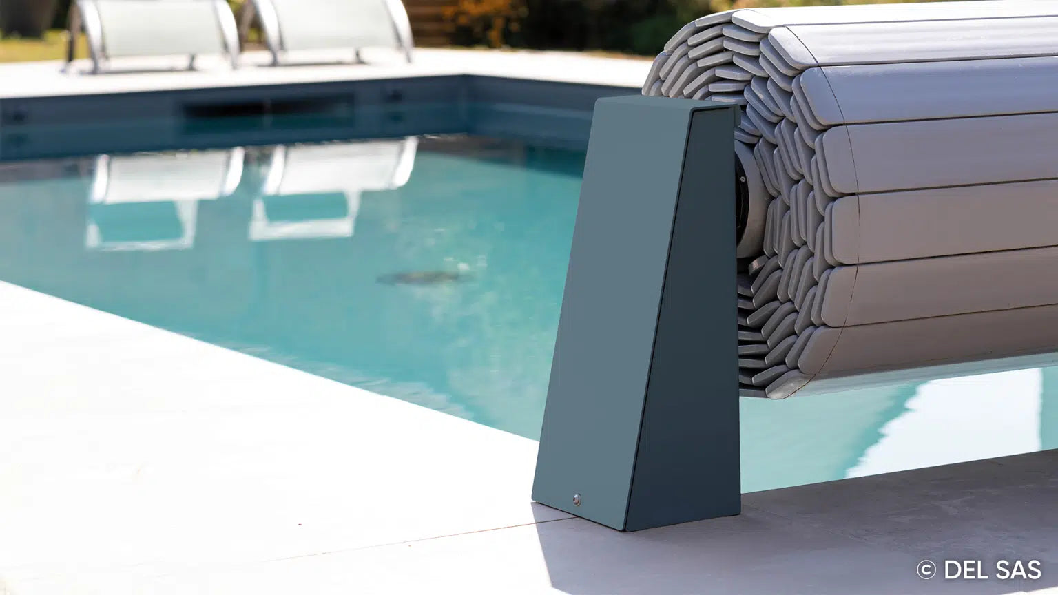 Volet hors sol Roll Easy — Couverture automatique de piscine