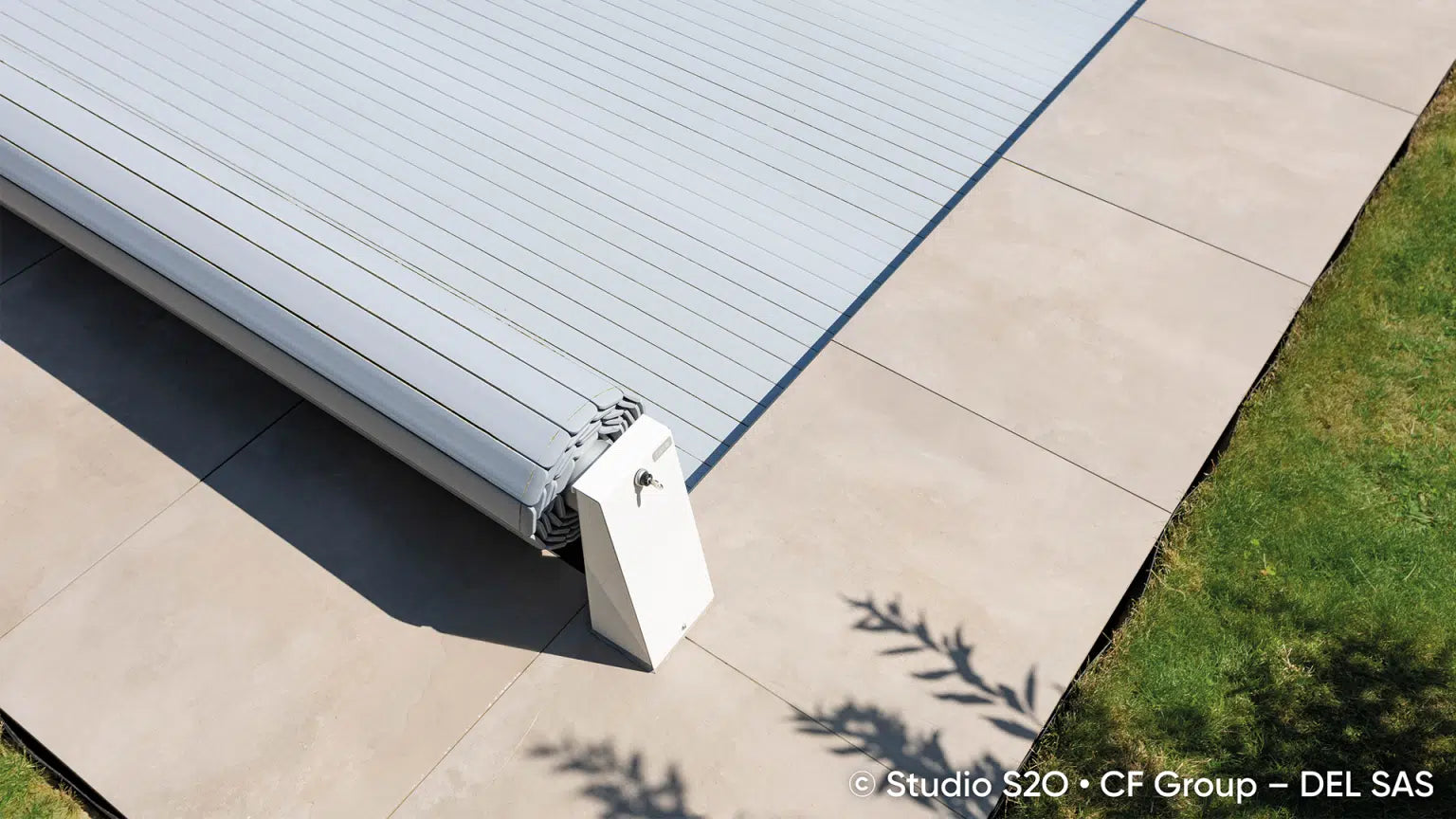 Volet hors sol Roll Easy — Couverture automatique de piscine