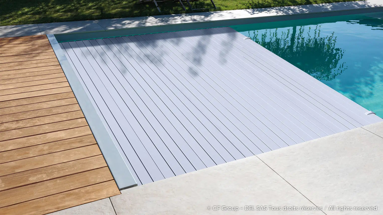 Volet immergé Roll Energy — Discrétion totale pour votre piscine