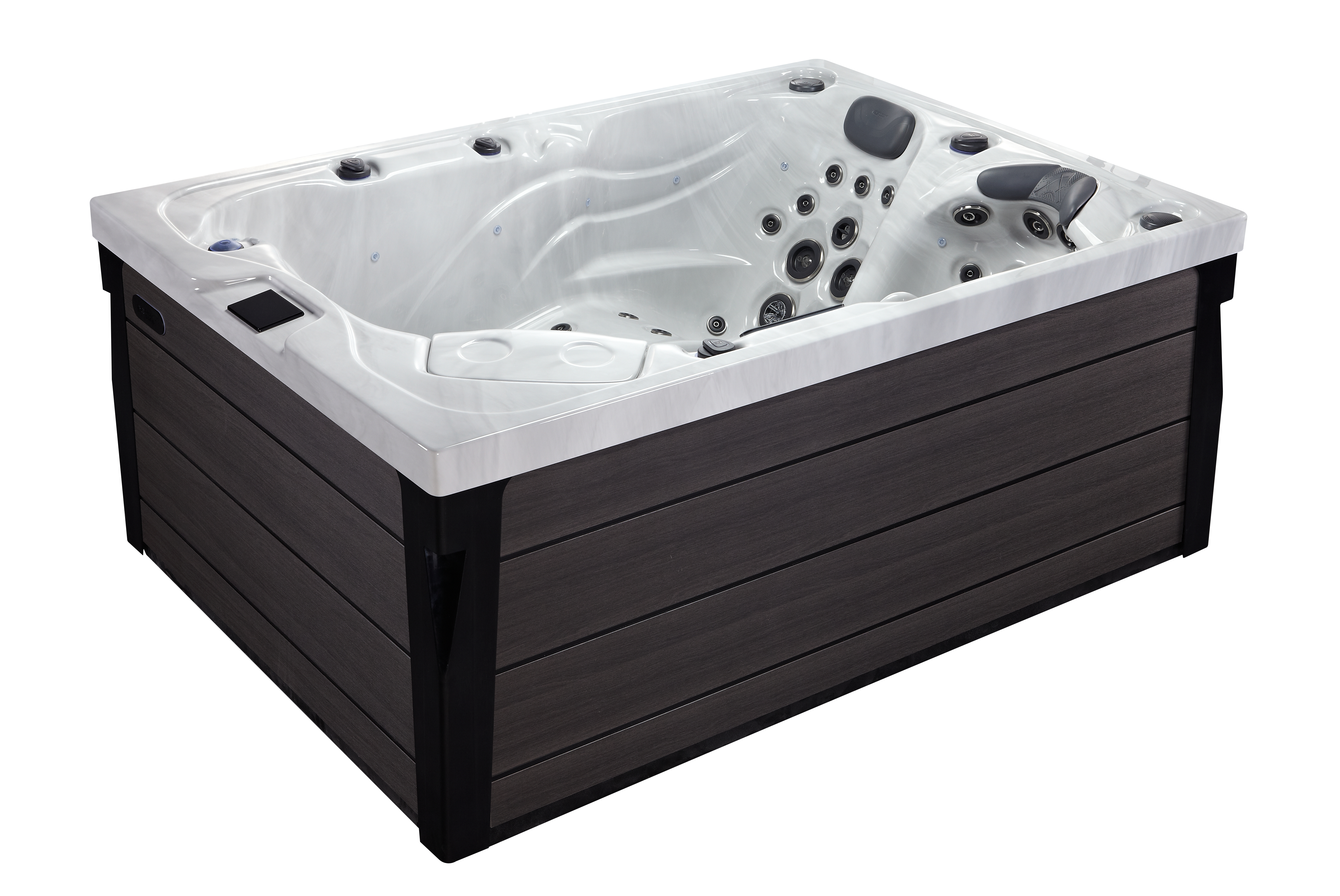 Spa Platinum Topaz — Jacuzzi compact 3 places, 64 jets, gamme Premium