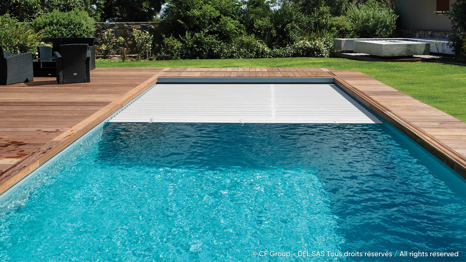 Volet immergé Roll Energy — Discrétion totale pour votre piscine